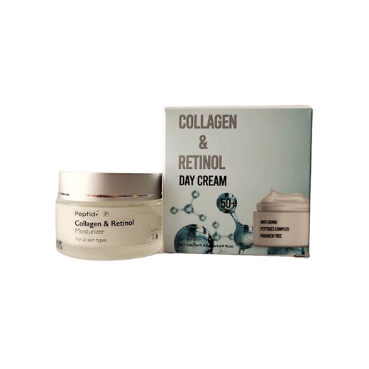 Peptid+ Krem do twarzy &quot;Collagen &amp; Retinol&quot; - 50 ml ze sklepu Limango Polska w kategorii Kremy do twarzy - zdjęcie 174136474