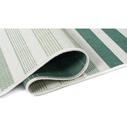 Zielony dywan zewnętrzny sznurkowy w paski - Losera 4X Profeos One Size Edinos.pl