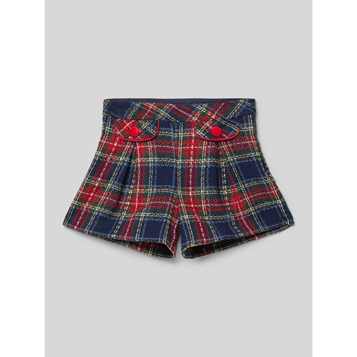 Szorty o kroju regular fit w szkocką kratę ze sklepu Peek&Cloppenburg  w kategorii Spodenki dziewczęce - zdjęcie 174140002