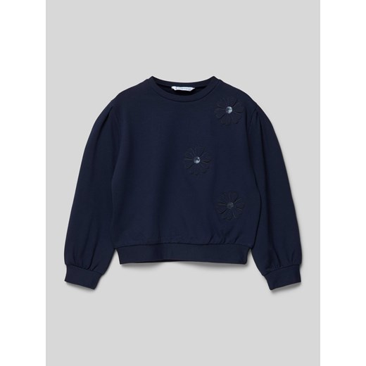 Bluza z kwiatowymi aplikacjami ze sklepu Peek&Cloppenburg  w kategorii Bluzy dziewczęce - zdjęcie 174140292