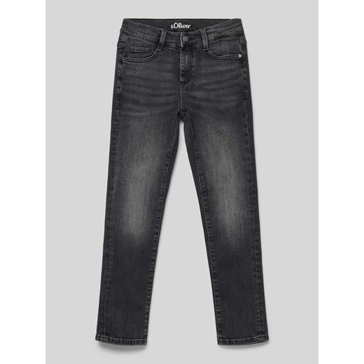 Jeansy o kroju regular fit z 5 kieszeniami model ‘Seattle’ ze sklepu Peek&Cloppenburg  w kategorii Spodnie chłopięce - zdjęcie 174140401