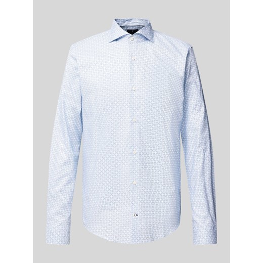 Koszula biznesowa o kroju slim fit z kołnierzykiem typu cutaway ze sklepu Peek&Cloppenburg  w kategorii Koszule męskie - zdjęcie 174141854