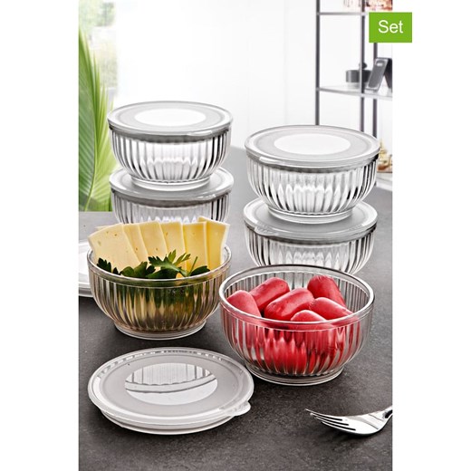 Hermia Pojemniki (6 szt.) - Ø 10 cm ze sklepu Limango Polska w kategorii Pojemniki kuchenne - zdjęcie 174142143