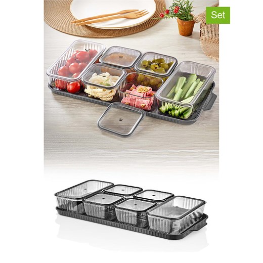 Violeta Home 13-częściowy zestaw w kolorze antracytowym ze sklepu Limango Polska w kategorii Pojemniki kuchenne - zdjęcie 174142234