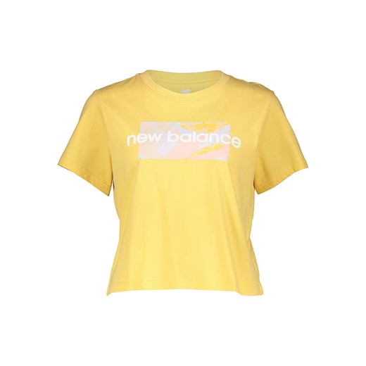 New Balance Koszulka &quot;Athletics Mystic Minerals&quot; w kolorze żółtym ze sklepu Limango Polska w kategorii Bluzki damskie - zdjęcie 174143461