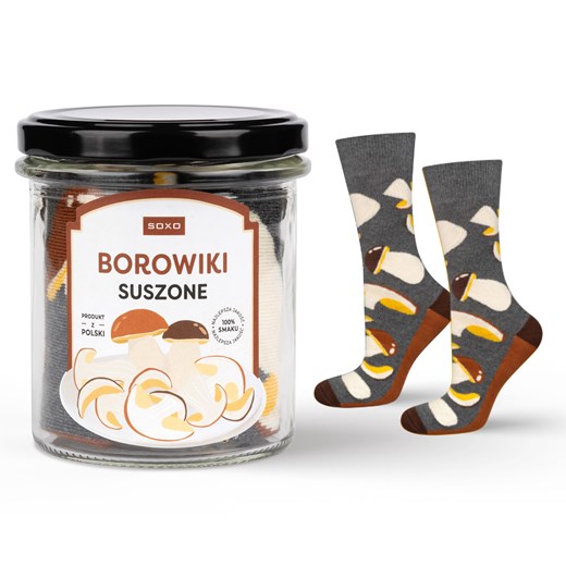 Skarpetki Borowiki Suszone w Słoiku ze sklepu Sklep SOXO w kategorii Skarpetki męskie - zdjęcie 174144160