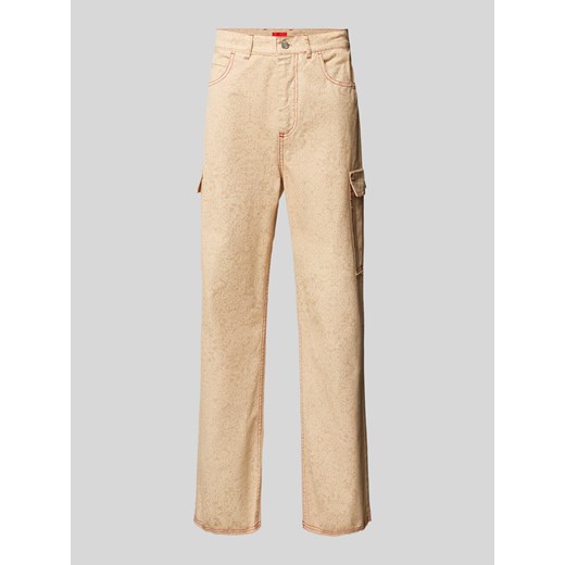 Spodnie cargo o kroju regular fit z 5 kieszeniami model ‘Kuvvet’ ze sklepu Peek&Cloppenburg  w kategorii Spodnie męskie - zdjęcie 174146373
