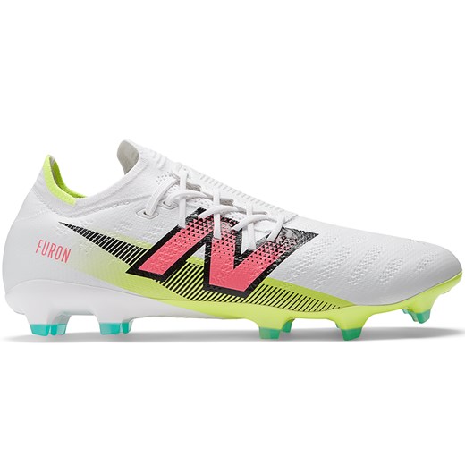Korki męskie New Balance FURON PRO FG V7+ SF1FH75 – białe ze sklepu New Balance Poland w kategorii Buty sportowe męskie - zdjęcie 174150390