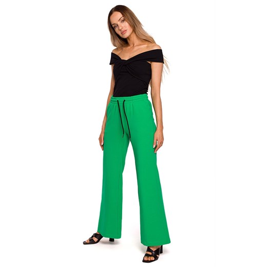 made of emotion Spodnie dresowe w kolorze zielonym ze sklepu Limango Polska w kategorii Spodnie damskie - zdjęcie 174151203