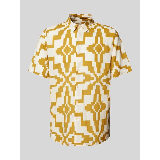Koszula casualowa o kroju regular fit z rękawem o dł. 1/2 ze sklepu Peek&Cloppenburg  w kategorii Koszule męskie - zdjęcie 174151850