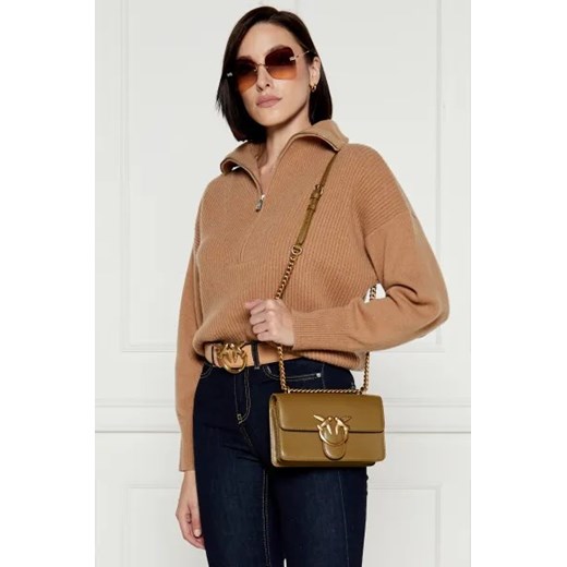 Pinko Skórzana torebka na ramię LOVE ONE MINI Pinko One Size Gomez Fashion Store