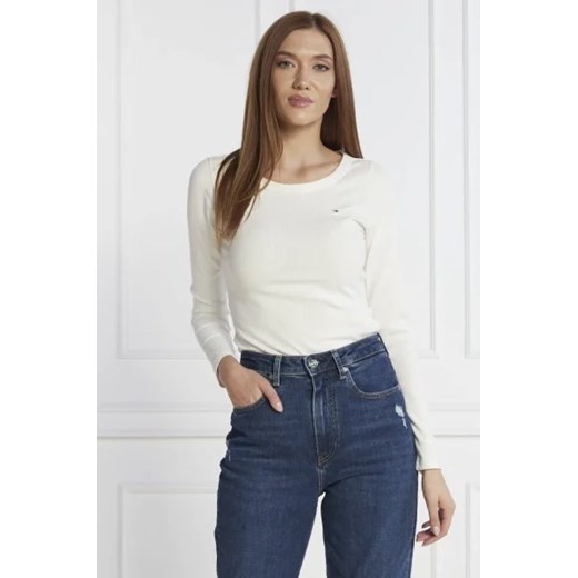 Tommy Hilfiger Bluzka 5X2 RIB O-NK LS | Slim Fit Tommy Hilfiger XS Gomez Fashion Store