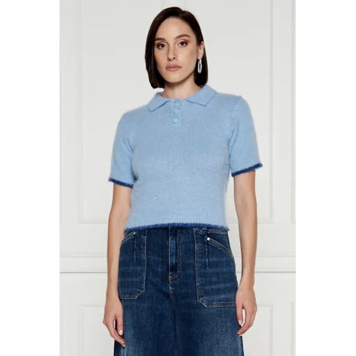 Pinko Sweter biotipo | Regular Fit | z dodatkiem wełny ze sklepu Gomez Fashion Store w kategorii Swetry damskie - zdjęcie 174152124
