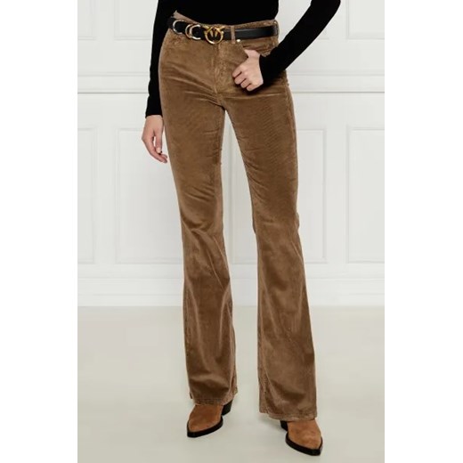 Pinko Sztruksowe spodnie | flare fit ze sklepu Gomez Fashion Store w kategorii Spodnie damskie - zdjęcie 174152131