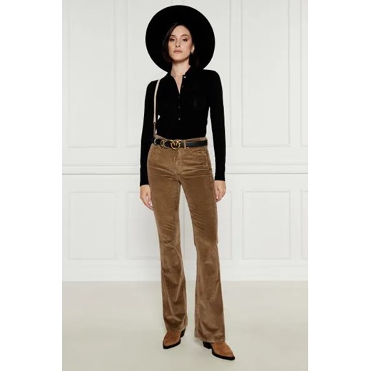 Pinko Sztruksowe spodnie | flare fit Pinko 25 Gomez Fashion Store