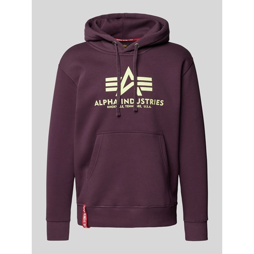 Bluza z kapturem z nadrukiem z logo ze sklepu Peek&Cloppenburg  w kategorii Bluzy męskie - zdjęcie 174153051