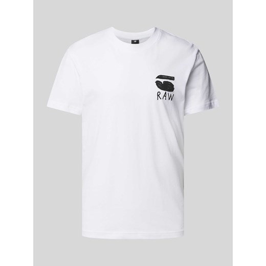 T-shirt z nadrukiem z tyłu model ‘Burger’ ze sklepu Peek&Cloppenburg  w kategorii T-shirty męskie - zdjęcie 174153064