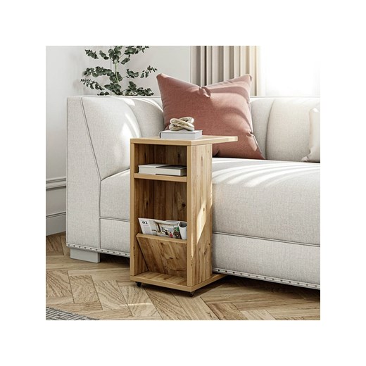 Scandinavia Concept Stolik w kolorze jasnobrązowym - 30 x 63 x 40 cm - id: 14609877 - marki Scandinavia Concept - 174153480 Scandinavia Concept Stolik w kolorze jasnobrązowym - 30 x 63 x 40 cm ze sklepu Limango Polska w kategorii Stoliki kawowe - zdjęcie 174153480