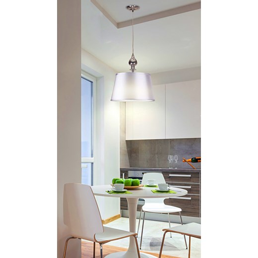 Srebrna lampa wisząca nad stół - T032 - Tokis Lumes One Size okazja Edinos.pl