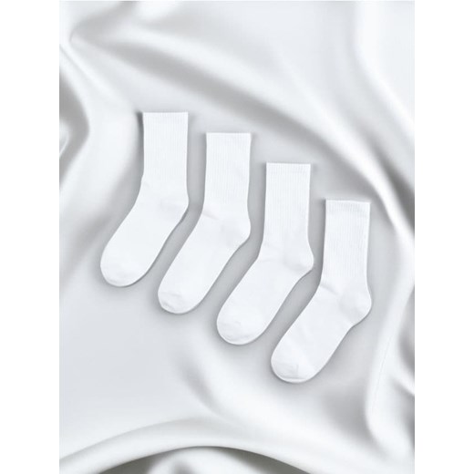 Sinsay - Skarpetki 4 pack - biały Sinsay 39/41 Sinsay