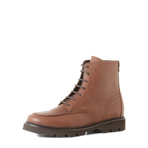 JOOP! Skórzane buty - Loreto Mężczyźni skóra koniakowy jednolity ze sklepu vangraaf w kategorii Buty zimowe męskie - zdjęcie 174156512