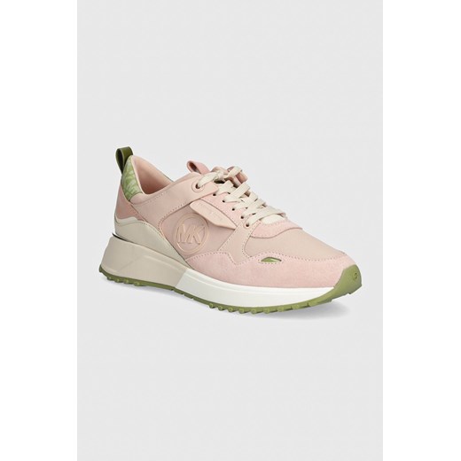 MICHAEL Michael Kors sneakersy Theo kolor różowy 43T4THFS1D 990 ze sklepu ANSWEAR.com w kategorii Buty sportowe damskie - zdjęcie 174157090