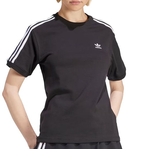 Koszulka adidas Originals 3-Stripes IU2420 - czarna ze sklepu streetstyle24.pl w kategorii Bluzki damskie - zdjęcie 174158844