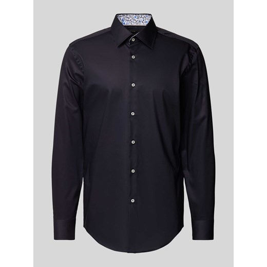 Koszula biznesowa o kroju slim fit z kołnierzykiem typu kent model ‘Hank’ ze sklepu Peek&Cloppenburg  w kategorii Koszule męskie - zdjęcie 174161362