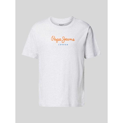 T-shirt z nadrukiem z logo model ‘EGGO’ ze sklepu Peek&Cloppenburg  w kategorii T-shirty męskie - zdjęcie 174161932