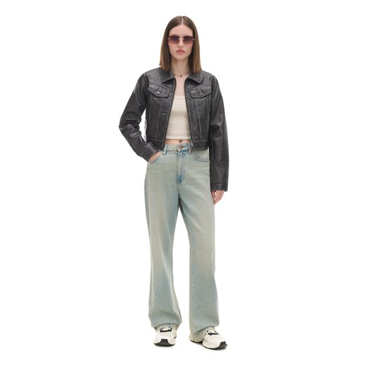 Cropp - Jasne jeansy baggy - niebieski Cropp 36 Cropp