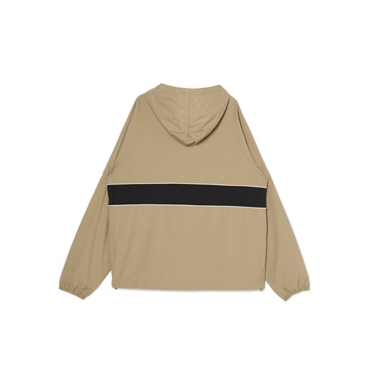 Cropp - Beżowa kurtka z kapturem - beżowy Cropp XL Cropp