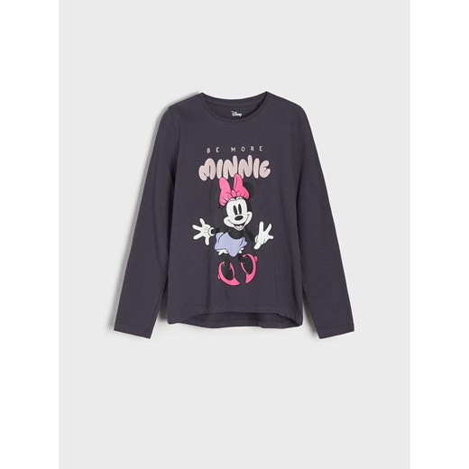 Sinsay - Koszulka z MYSZKĄ MINNIE - szary Sinsay 116 Sinsay