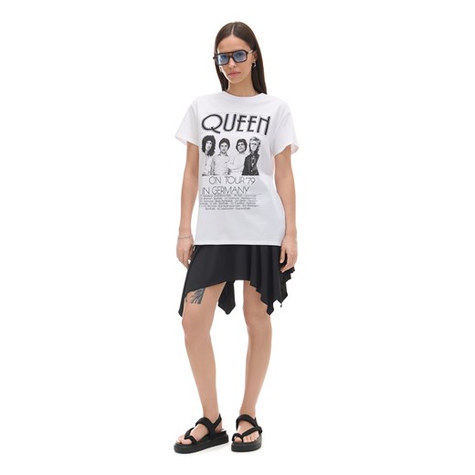 Cropp - Biała koszulka Queen - biały Cropp L Cropp