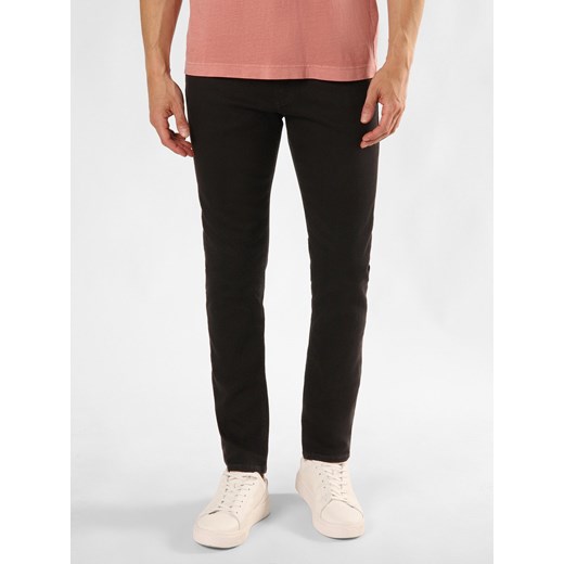 Jack & Jones Dżinsy - Glenn Mężczyźni Bawełna czarny jednolity ze sklepu vangraaf w kategorii Jeansy męskie - zdjęcie 174168031