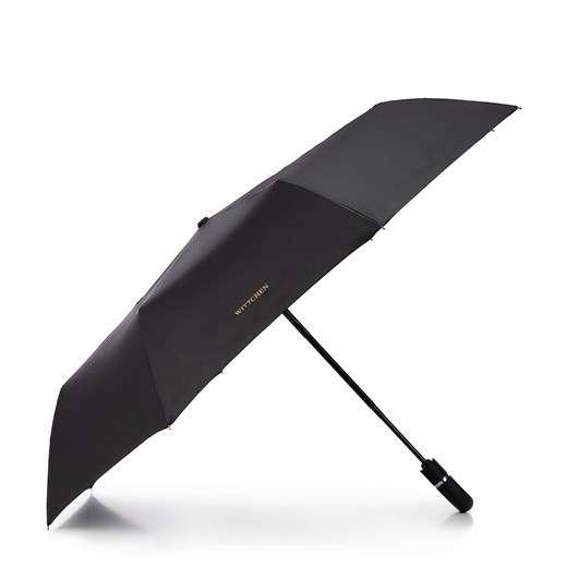 Parasol automatyczny z ozdobną rączką czarny ze sklepu WITTCHEN w kategorii Parasole - zdjęcie 174168043