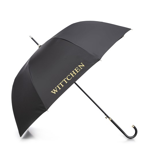 Parasol kopułowy półautomatyczny czarno - złoty ze sklepu WITTCHEN w kategorii Parasole - zdjęcie 174168052