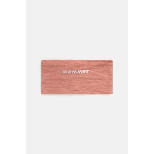 Mammut opaska na głowę Tree Wool kolor różowy Mammut One size ANSWEAR.com