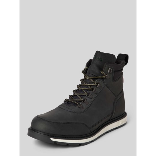 Buty sznurowane z detalem z logo model ‘AXEL’ ze sklepu Peek&Cloppenburg  w kategorii Buty zimowe męskie - zdjęcie 174168930