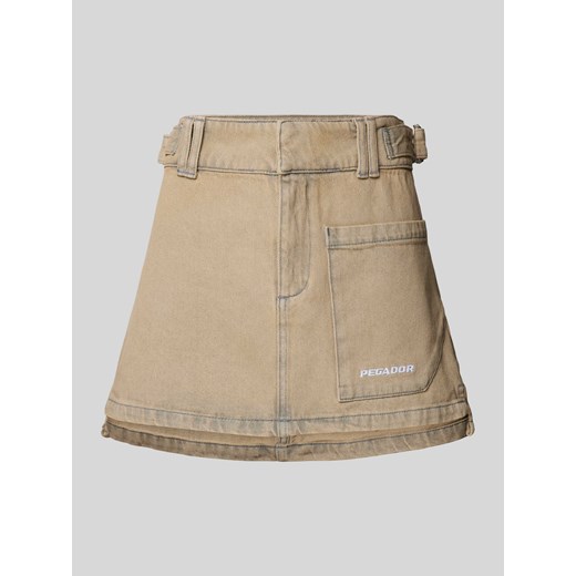 Spódnica jeansowa o długości mini ze sklepu Peek&Cloppenburg  w kategorii Spódnice - zdjęcie 174168971