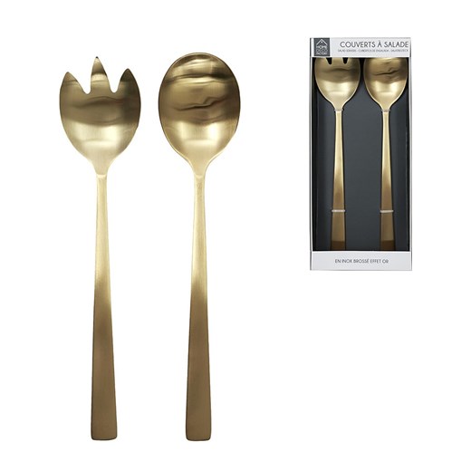 every ware Zestaw sztućców w kolorze złotym do sałatek ze sklepu Limango Polska w kategorii Sztućce - zdjęcie 174171361