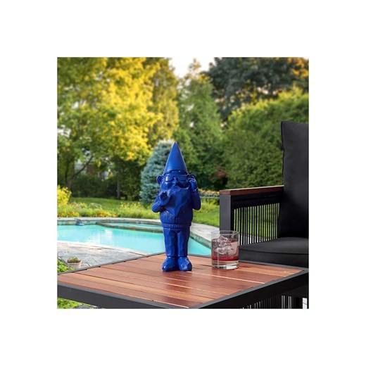 Garden Spirit Figurka dekoracyjna &quot;Security&quot; w kolorze niebieskim - wys. 33 cm ze sklepu Limango Polska w kategorii Dekoracje - zdjęcie 174171630