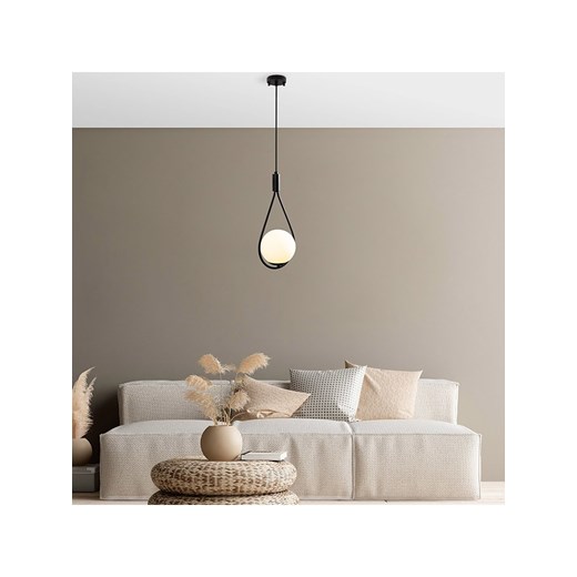 ABERTO DESIGN Lampa wisząca "Gharib " w kolorze czarnym - 136 x 20 cm Aberto Design onesize Limango Polska wyprzedaż
