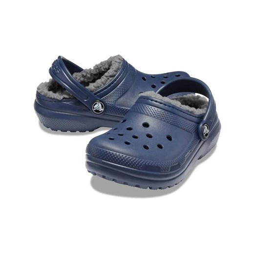 Crocs Chodaki &quot;Classic Lined&quot; w kolorze granatowym ze sklepu Limango Polska w kategorii Klapki dziecięce - zdjęcie 174171820
