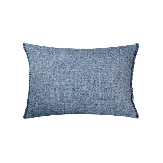 Tom Tailor home Poszewka &quot;Structured Fringes&quot; w kolorze granatowym na poduszkę ze sklepu Limango Polska w kategorii Poszewki na poduszki - zdjęcie 174172992