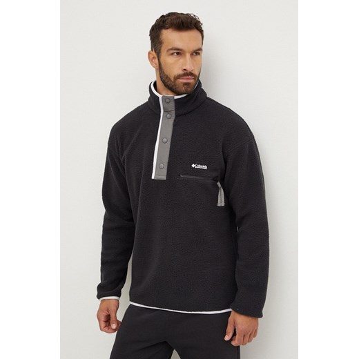 Columbia bluza sportowa Helvetia II kolor czarny z aplikacją 2090891 ze sklepu ANSWEAR.com w kategorii Bluzy męskie - zdjęcie 174173852