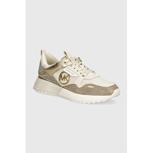 MICHAEL Michael Kors sneakersy Theo kolor złoty 43F2THFS3D 740 ze sklepu ANSWEAR.com w kategorii Buty sportowe damskie - zdjęcie 174173880
