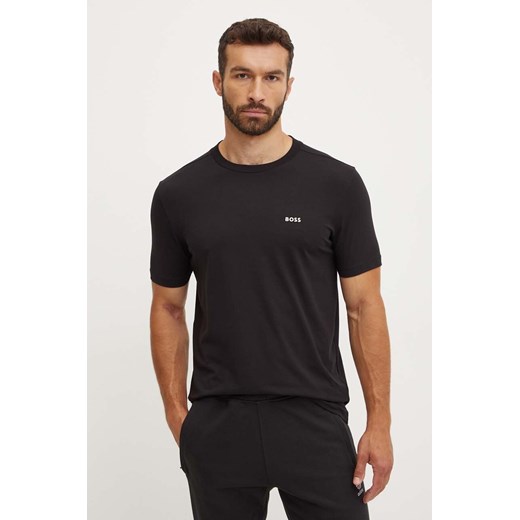 Boss Green t-shirt męski kolor czarny 50506373 ze sklepu ANSWEAR.com w kategorii T-shirty męskie - zdjęcie 174174150