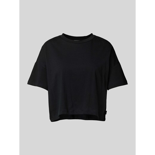 T-shirt krótki z detalem z logo model ‘ALENA’ ze sklepu Peek&Cloppenburg  w kategorii Bluzki damskie - zdjęcie 174174452