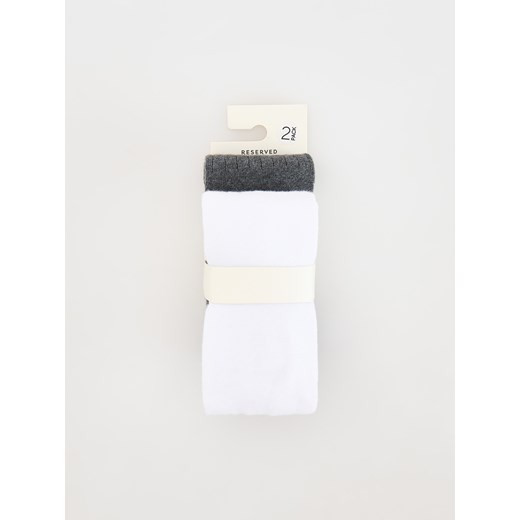 Reserved - Rajstopy 2 pack - ciemnoszary ze sklepu Reserved w kategorii Rajstopy dziecięce - zdjęcie 174178530