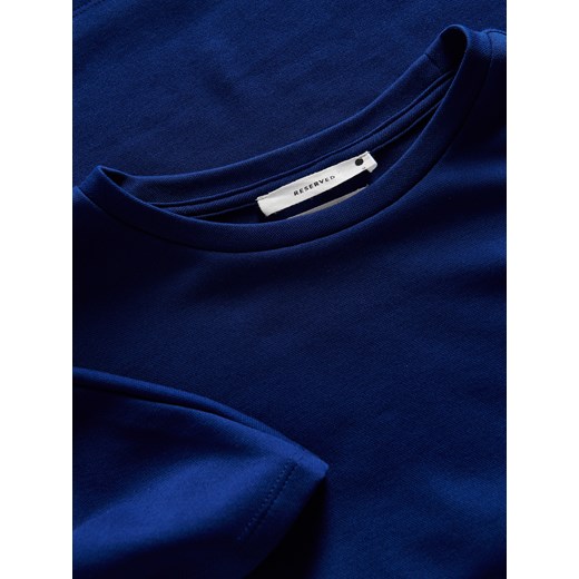 Reserved - T-shirt kimono z modalem - granatowy Reserved M Reserved
